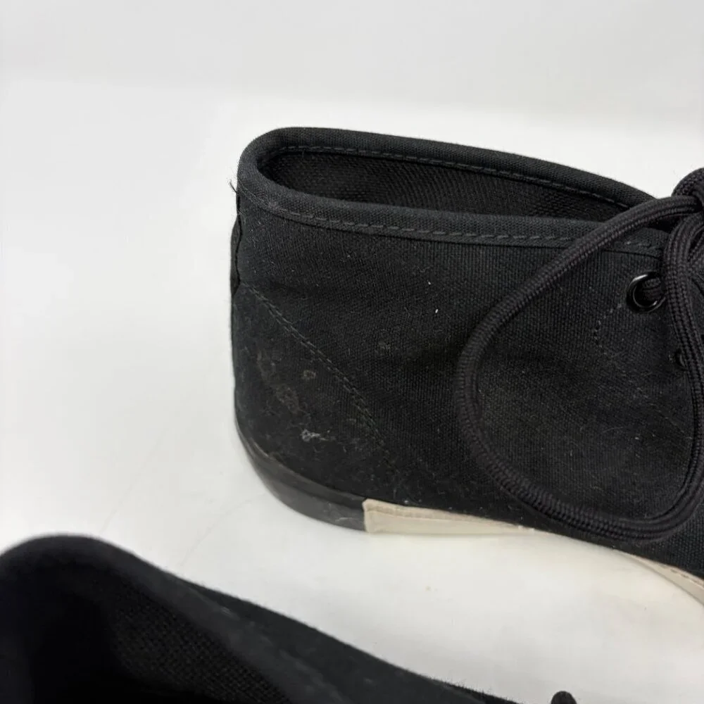 Timberland men's Groveton Chukka boots canvas 8.5 black lace up sneakers